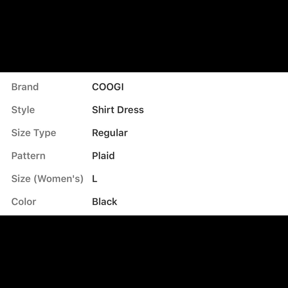 🔶🔸COOGI🔷🔹SHIRT DRESS🔶🔸🔷🔹 - Picture 8 of 8